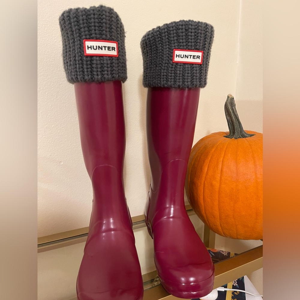Pre-owned Hunter Wellies - Size Medium